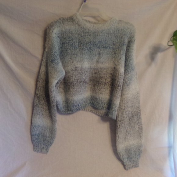 Wild Fable Spacedye Crewneck Pullover Sweater-Gray - Picture 2 of 3